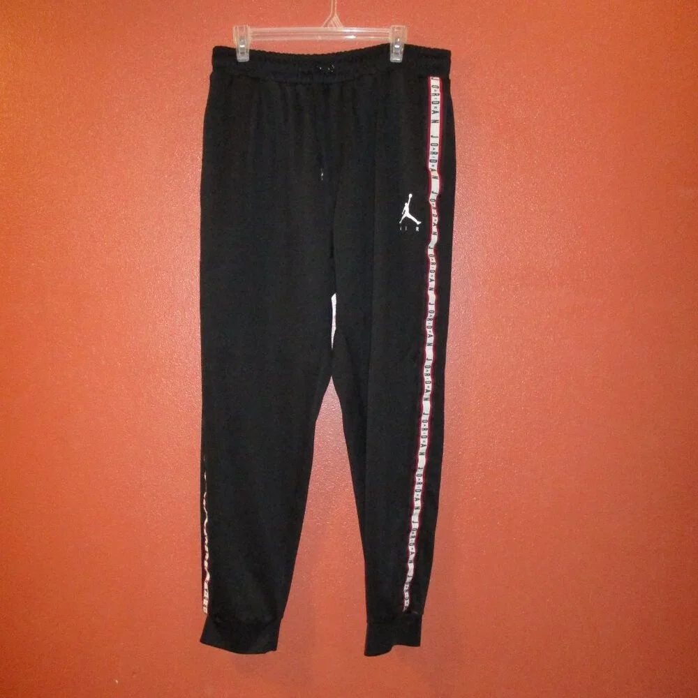 Jordan Track Suit Y2K Men XX Large Black White Pocket Pants Jacket Track Suit